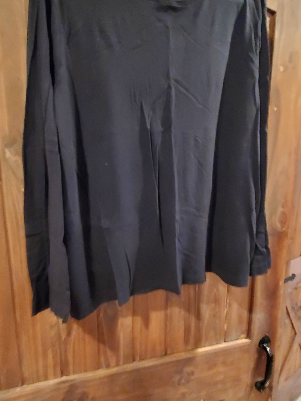 Dress Barn Black Long Sleeve Tee